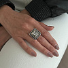 Alloy & Acrylic Finger Rings FS-WG0285C-02-1