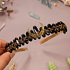 Natural Black Obsidian Hair Bands PW-WGDCA18-18-1
