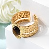 304 Stainless Steel Cuff Open Rings RJEW-F213-02G-11-5
