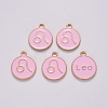 Alloy Enamel Pendants LS-X-ENAM-S124-01B-09G-2