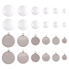 DIY Blank Dome 304 Stainless Steel Pendant Making Kits DIY-TA0011-82-3