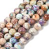 Dyed Natural Regalite/Imperial Jasper/Sea Sediment Jasper Beads Strands G-B124-C01-20-1