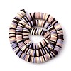 Handmade Polymer Clay Beads Strands CLAY-R089-8mm-T015-7