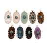 Natural & Synthetic Gemstone Carved Pendants GG-CBA5963-02-1