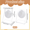 2Pcs 2 Styles Soft Silicone Ear Displays Mould ODIS-UN0001-28A-3