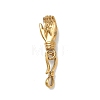 304 Stainless Steel S-Hook Clasps LS-STAS-G373-04G-03-1