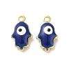 Brass Enamel Pendants KK-J302-04G-3