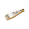 304 Stainless Steel Enamel Pendants STAS-F335-01C-2