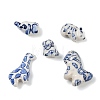 Animal Theme Blue and White Porcelain Beads PORC-Z007-05-1
