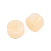Two-Color Opaque Acrylic Imitation Gemstone Beads AC-CBA3EFE-02H-3