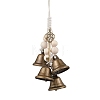 Iron Bell Pendant Decoration HJEW-JM02254-1