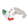 304 Stainless Steel & Enamel Pendants SA-CBA6ECE-01B-P-3