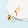 304 Stainless Steel Heart Stud Earring & Hoop Earring Sets EJEW-K268-93G-01-4-3