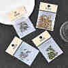 SHEGRACE Brass Clear Cubic Zirconia Pendants XGRQ3K203-525G-6