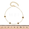 304 Stainless Steel Pave Rhinestone Link Bracelets SA-D001-04A-G-2