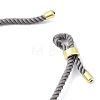 3MM Round Nylon Milan Cord Necklaces Making BJEW-H642-01G-30-2