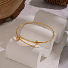 Adjustable 304 Stainless Steel Bangles for Women NI1850-3