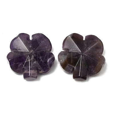 Natural Amethyst Carved Clover Display Decorration GG-CBA6D08-D11-1