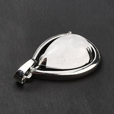 Natural Quartz Crystal Pendants G-B033-04P-20-1