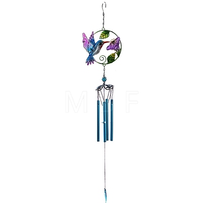 Bird Glass Wind Chime WICH-PW0001-58A-01-1