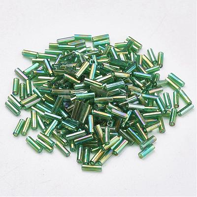 Glass Bugle Beads SEED-E001-9mm-167-1