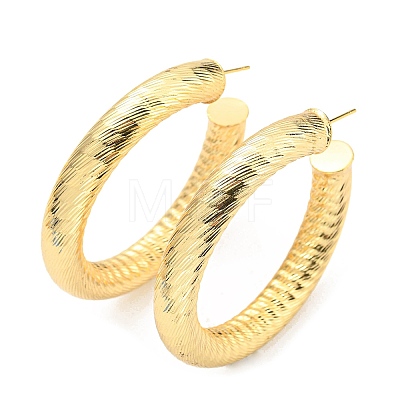 Rack Plating Brass Round Stud Earrings KK-C026-19C-G-1