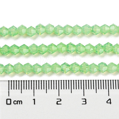 Baking Painted Transparent Glass Beads Strands DGLA-F029-J4mm-01-1