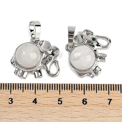 Natural Quartz Crystal Pendants G-I374-A-P17-1