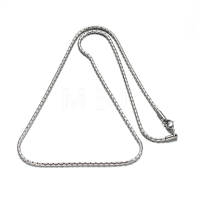 304 Stainless Steel Coreana Chain Necklaces NJEW-I074-17-1