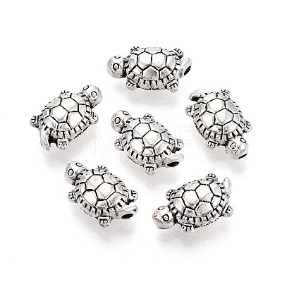 Tibetan Style Alloy Beads TIBEB-T004-08AS-1