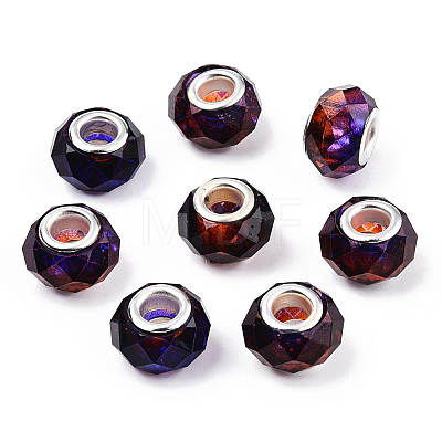 Transparent Resin European Beads RPDL-T003-08D-1