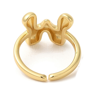 Brass Open Cuff Rings RJEW-U008-06W-G-1