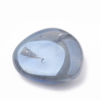 Vacuum Plating Natural Quartz Crystal Beads G-T004-40-B-1