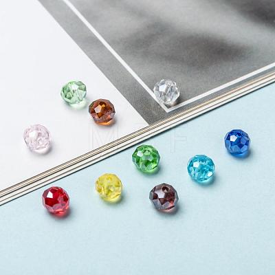 Electroplate Glass Beads EGLA-JP0002-01C-6mm-1