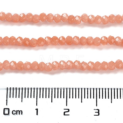 Baking Painted Imitation Jade Glass Bead Strands DGLA-A034-J10mm-A34-1