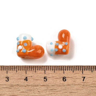 Handmade Lampwork Bumpy Beads Strands LAMP-U001-01A-1-1