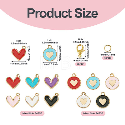 DIY Pendants Decoration Making Kits DIY-TA0015-04-1
