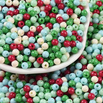 Opaque Acrylic Beads OACR-H118-07B-08-1