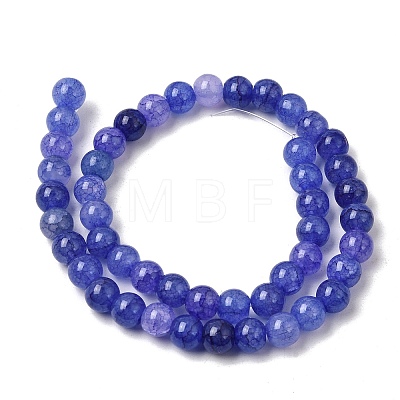Crackle Glass Beads Strands GLAA-F098-05C-11-1