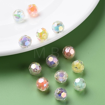 Transparent Acrylic Beads X-TACR-S152-04B-1