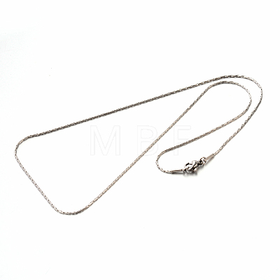 304 Stainless Steel Coreana Chain Necklaces STAS-M174-021P-1