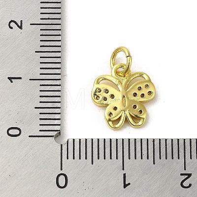 Real 18K Gold Plated Brass Pave Cubic Zirconia Pendants KK-M283-10B-01-1