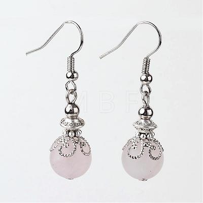 Tibetan Style Alloy Dangle Earrings EJEW-JE02085-1