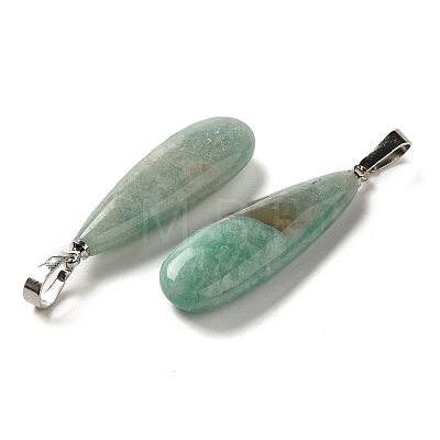 Natural Amazonite Pendants G-Q192-07P-04-1