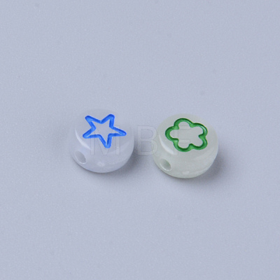 Luminous Acrylic Beads MACR-S273-48-1