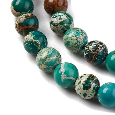 Dyed Natural Regalite/Imperial Jasper/Sea Sediment Jasper Beads Strands G-B124-C02-13-1