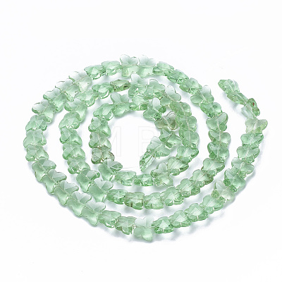 Transparent Glass Beads GLAA-Q066-14mm-B12-1