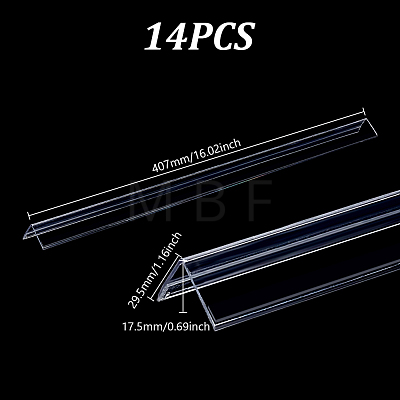 Plastic Self-adhesive Wall Corner Protector AJEW-WH0606-90A-1