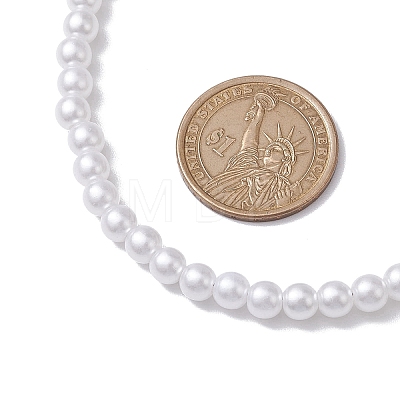 Imitation Pearl Acrylic Beaded Necklaces for Women NJEW-JN04827-1