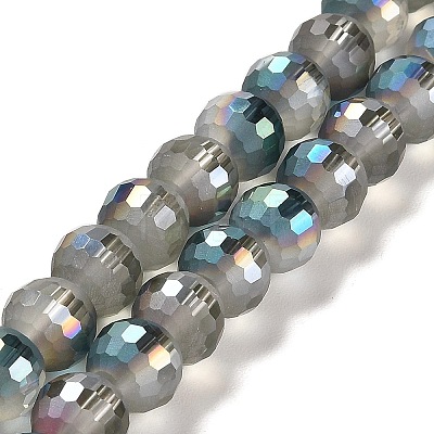 Electroplate Glass Beads Strands EGLA-Z001-03A-HP01-1